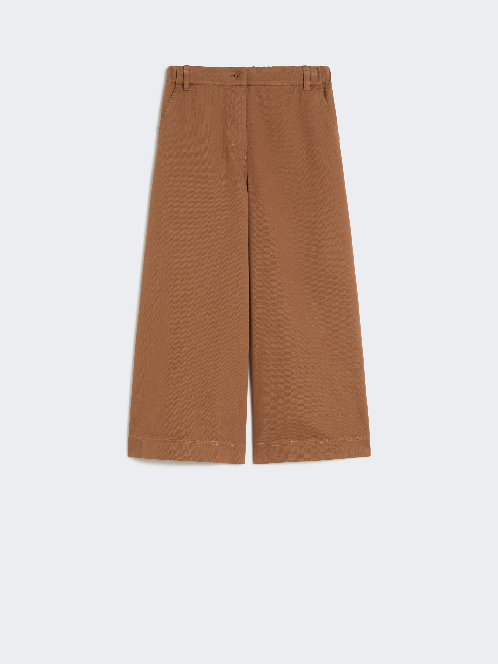 Cotton drill trousers - TOBACCO - Max Mara - 4
