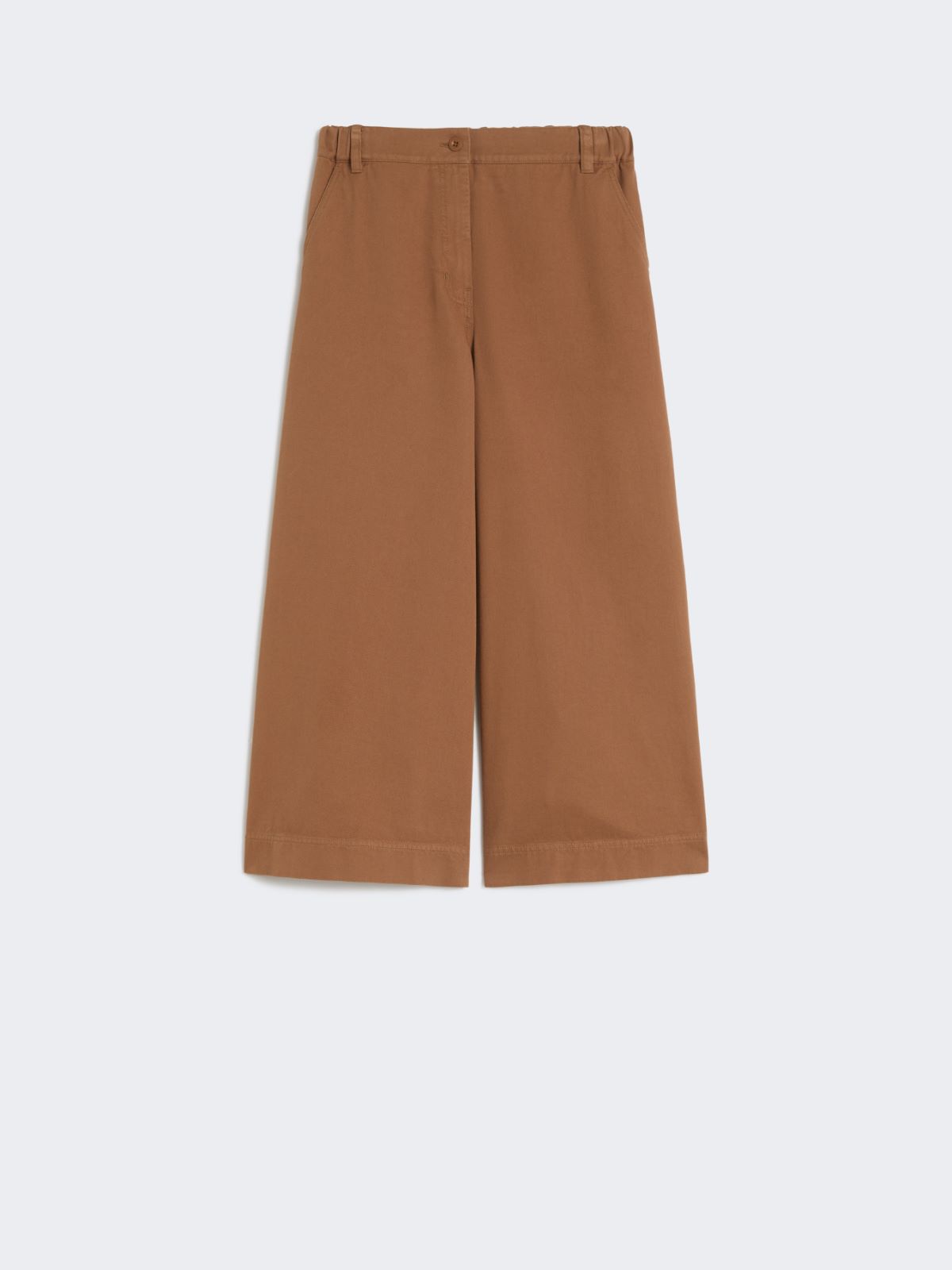 Cotton drill trousers - TOBACCO - Max Mara - 4