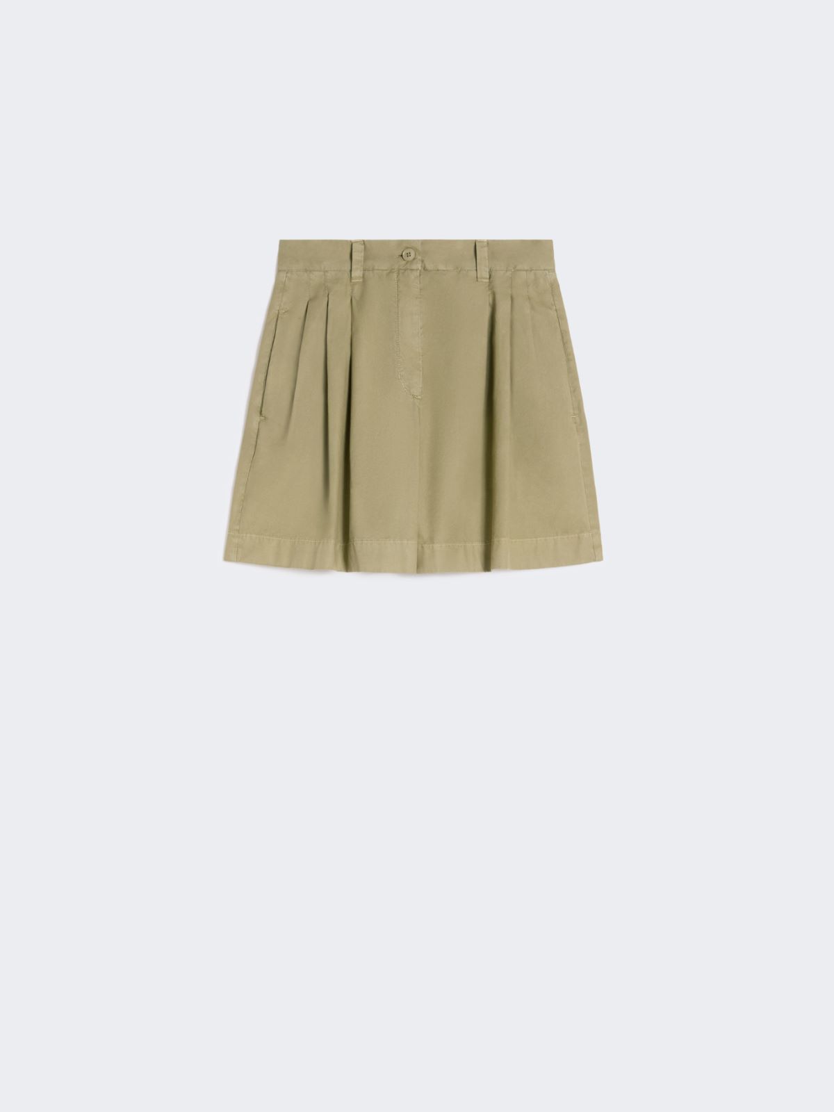 [アルモニア] ピュア コットン バミューダ パンツ - OLIVE GREEN - Max Mara - 4