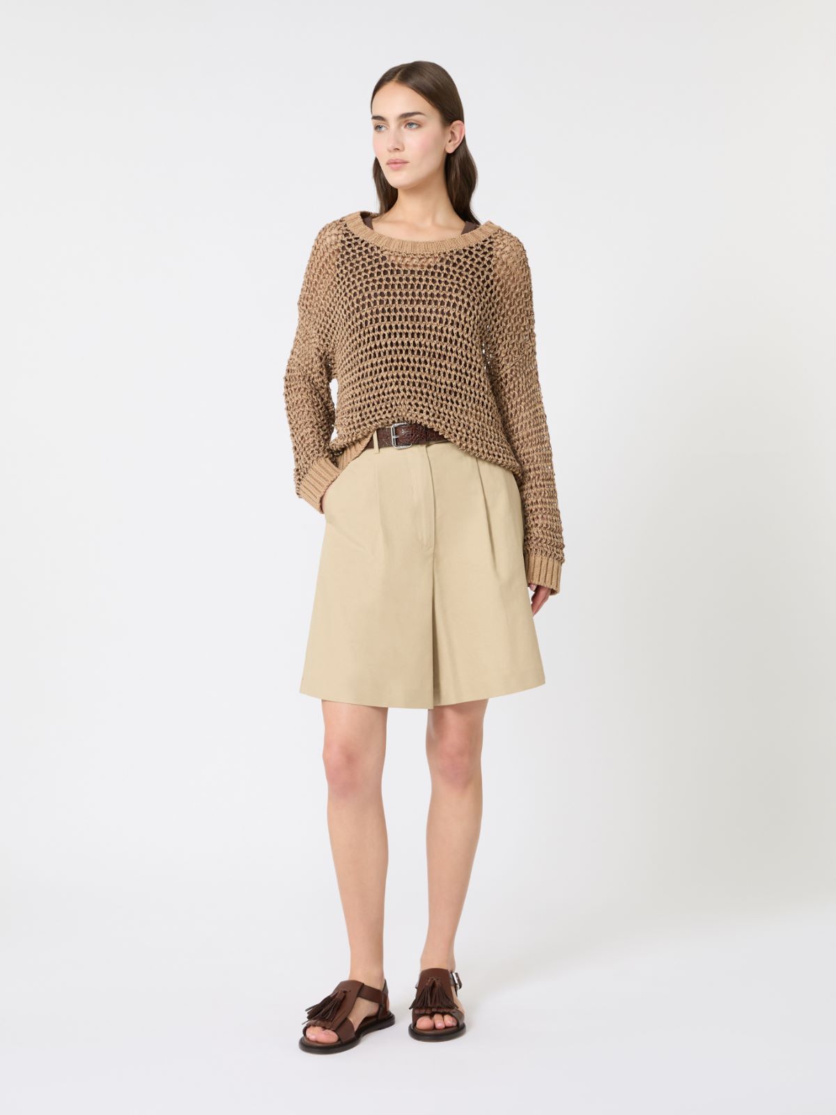 에쿠바 코튼 쇼츠 - SAND