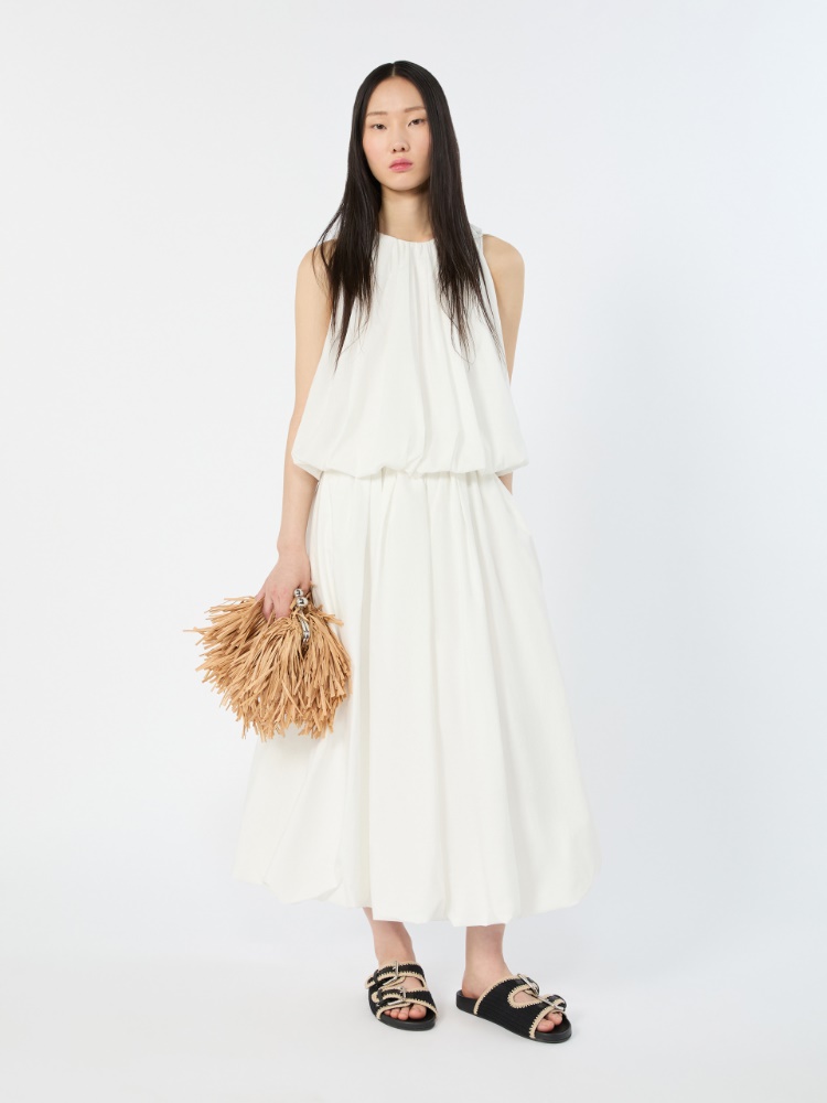 Cotton muslin top - WHITE