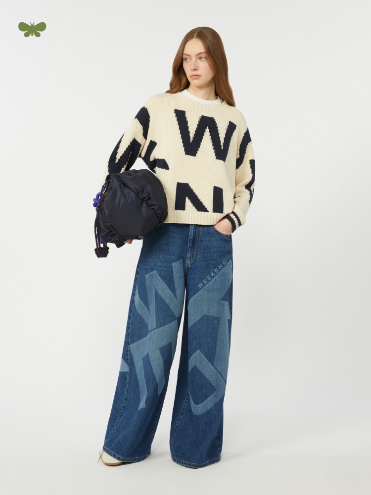 Authentic cotton denim jeans - NAVY - Max Mara