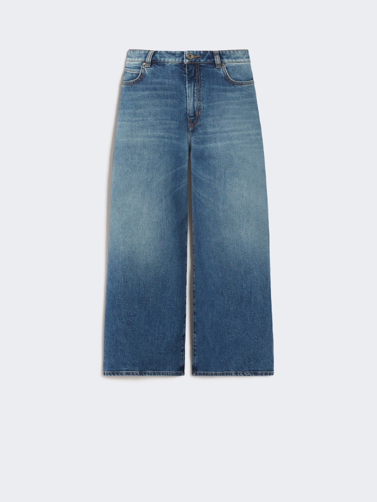 Flared comfortable denim jeans - NAVY - Max Mara