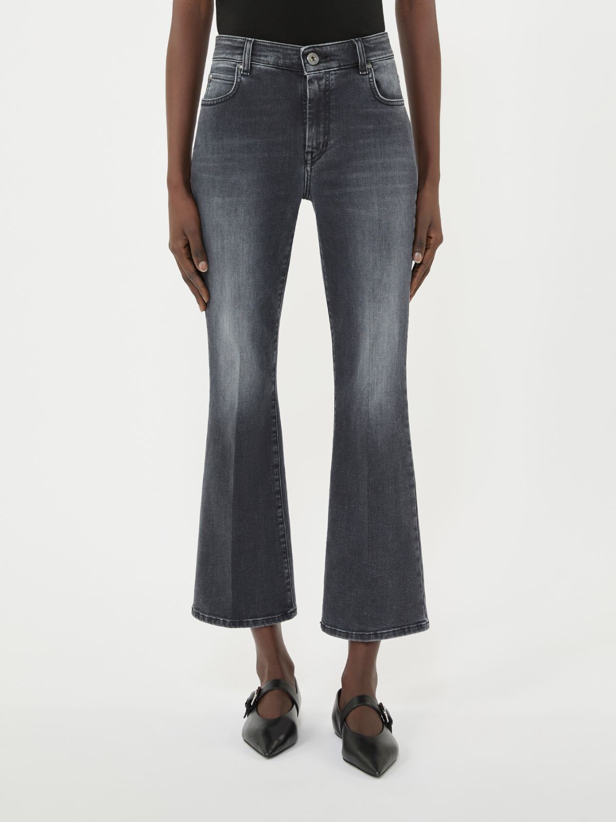 Super stretch denim skinny jeans - BLACK - Max Mara - 5