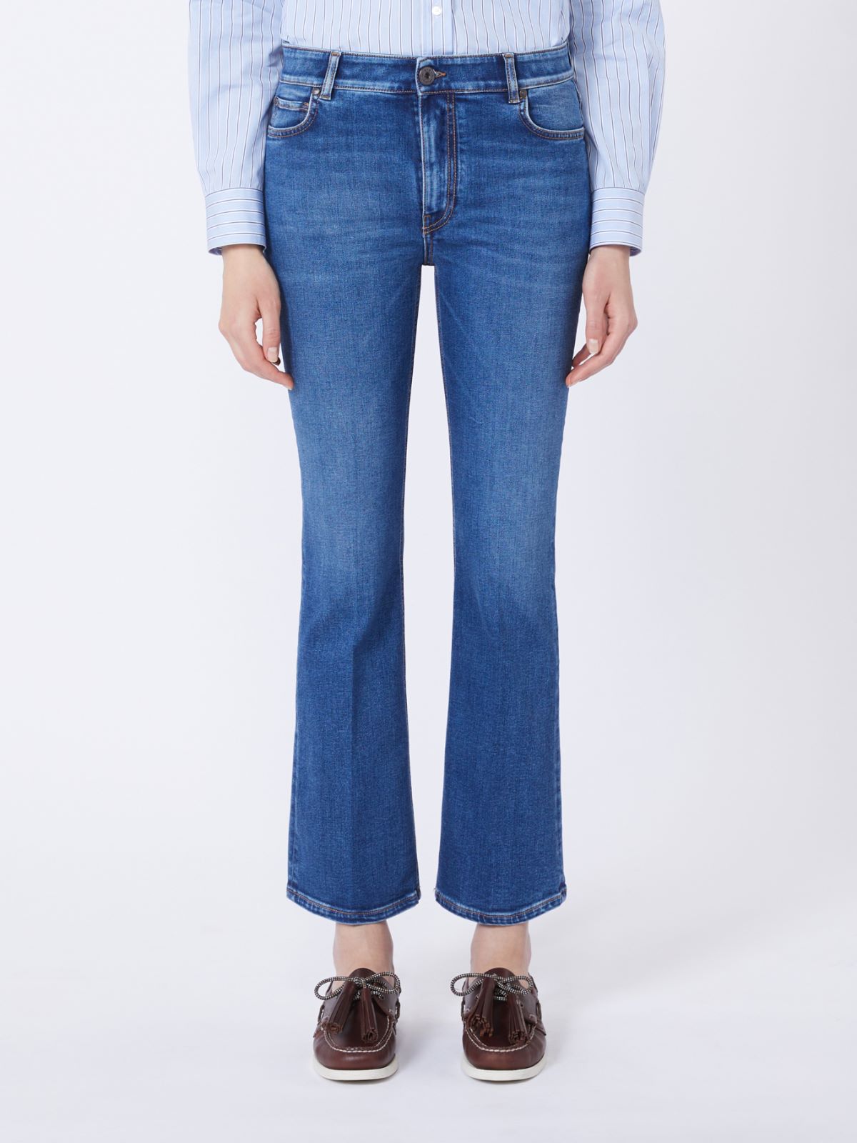Super stretch denim skinny jeans - NAVY - Max Mara - 4