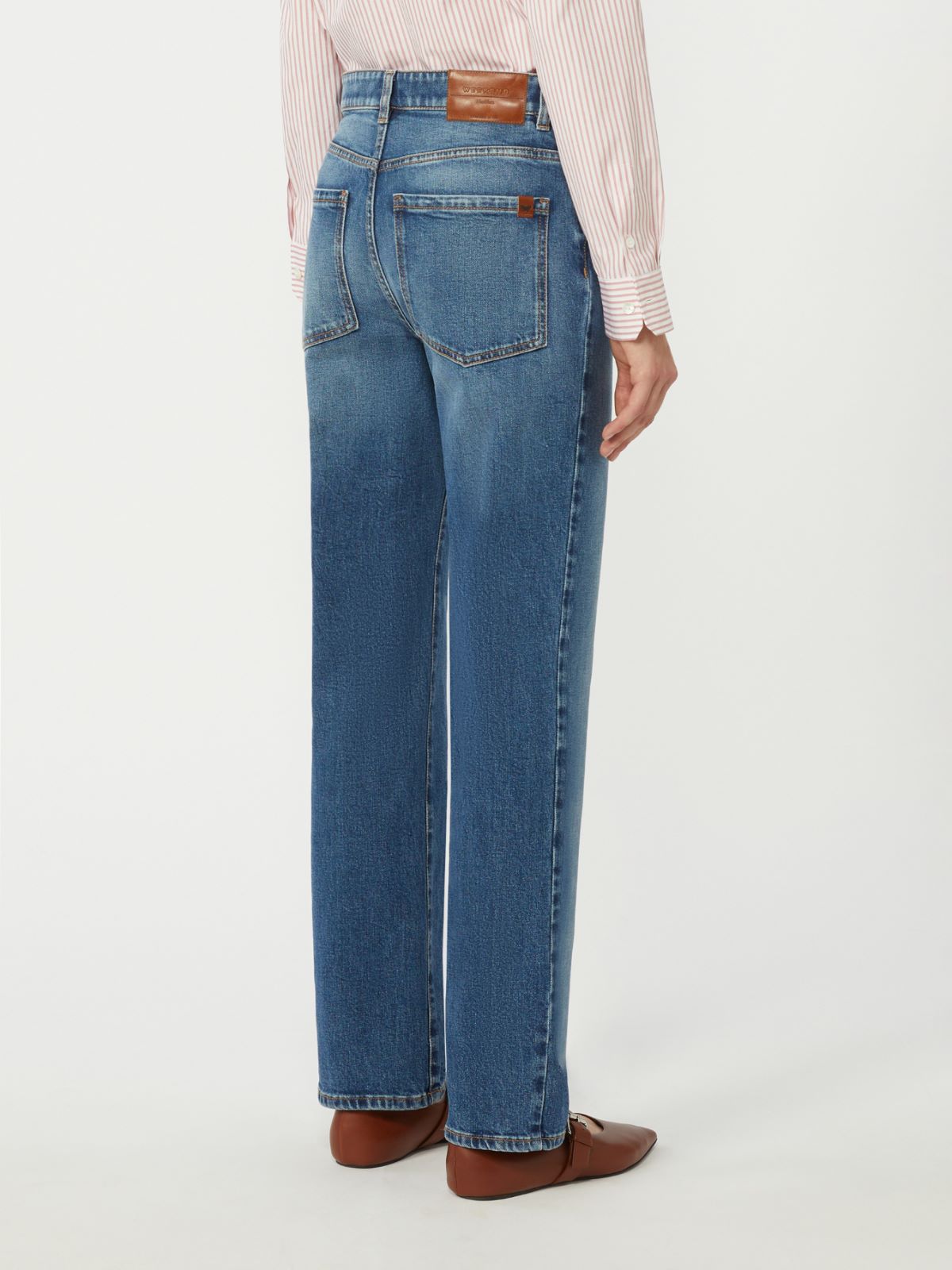 Straight-leg denim jeans - NAVY - Max Mara - 4