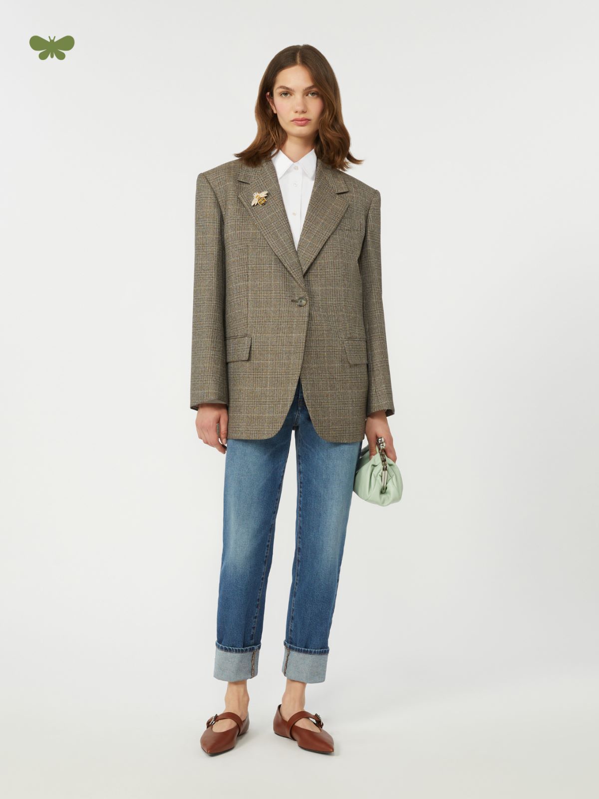 Straight-leg denim jeans + NAVY - Max Mara