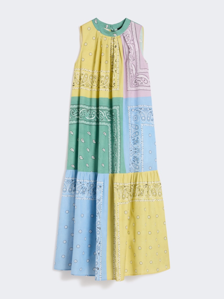 Printed cotton poplin dress - MULTICOLOUR - 4
