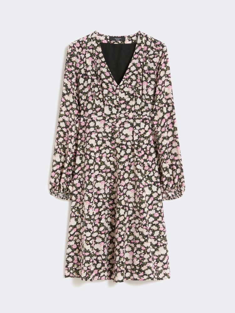 Printed silk dress - PINK - Max Mara