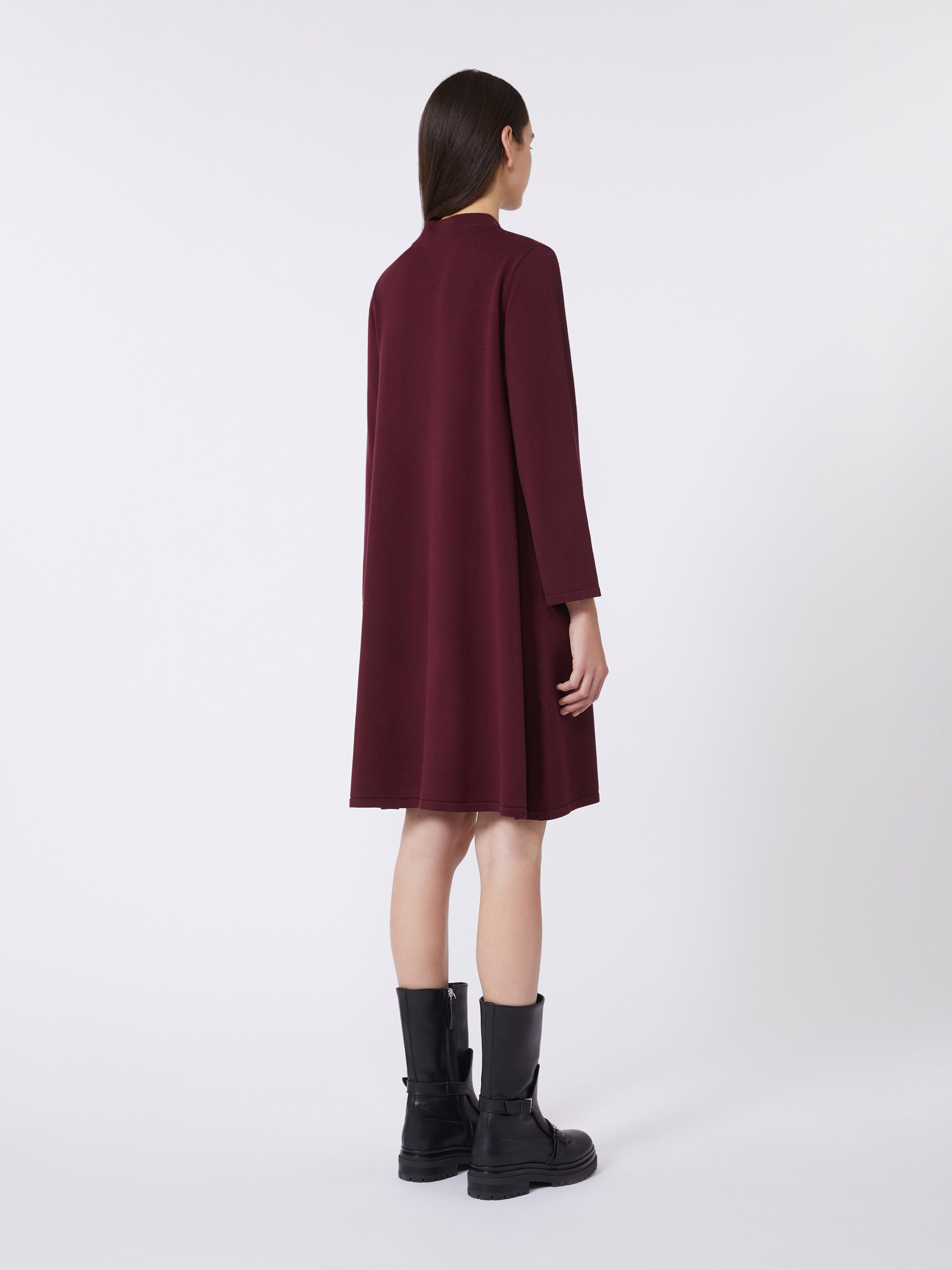 Kleid aus Stretch-Viskose - BORDEAUX - Max Mara - 3