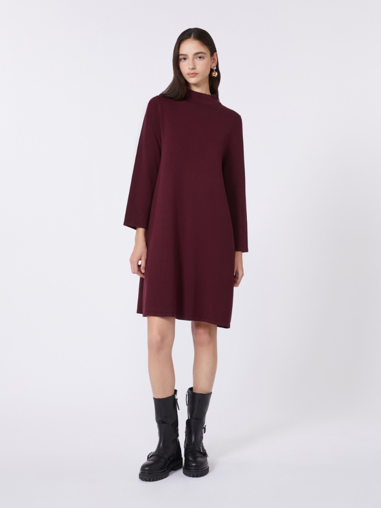 Kleid aus Stretch-Viskose - BORDEAUX - Max Mara