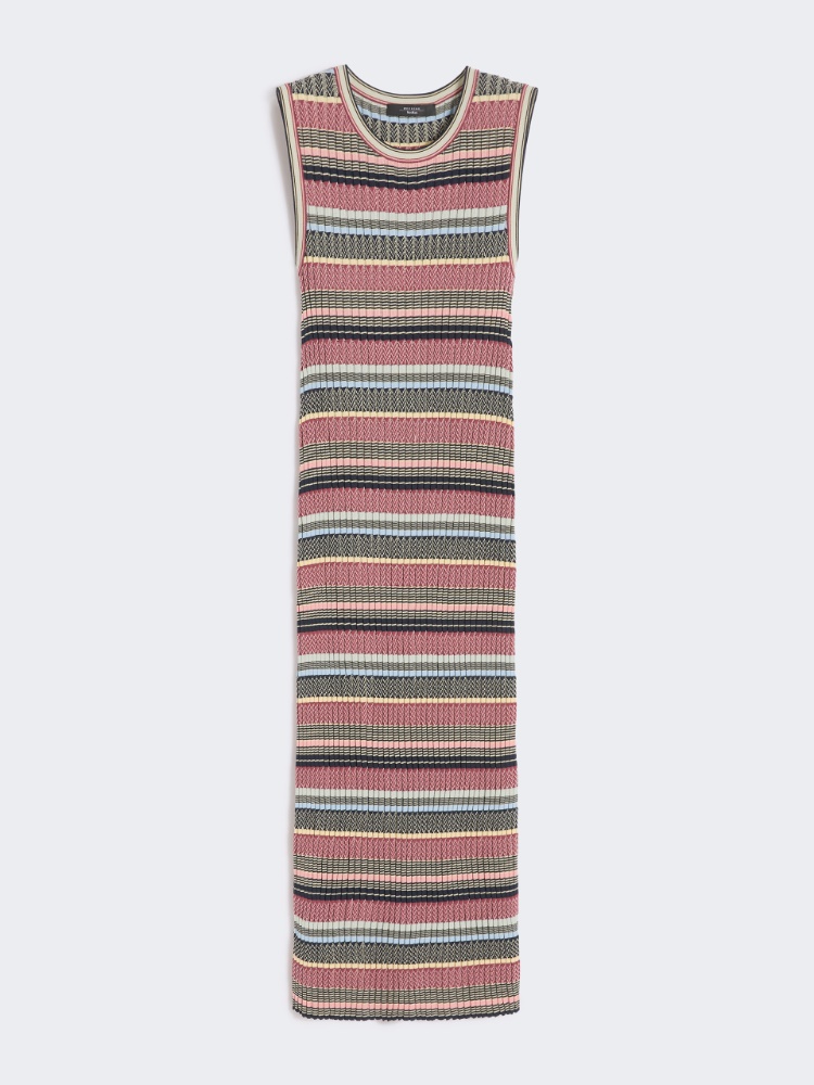 Viscose yarn midi dress - MULTICOLOUR - Max Mara - 5