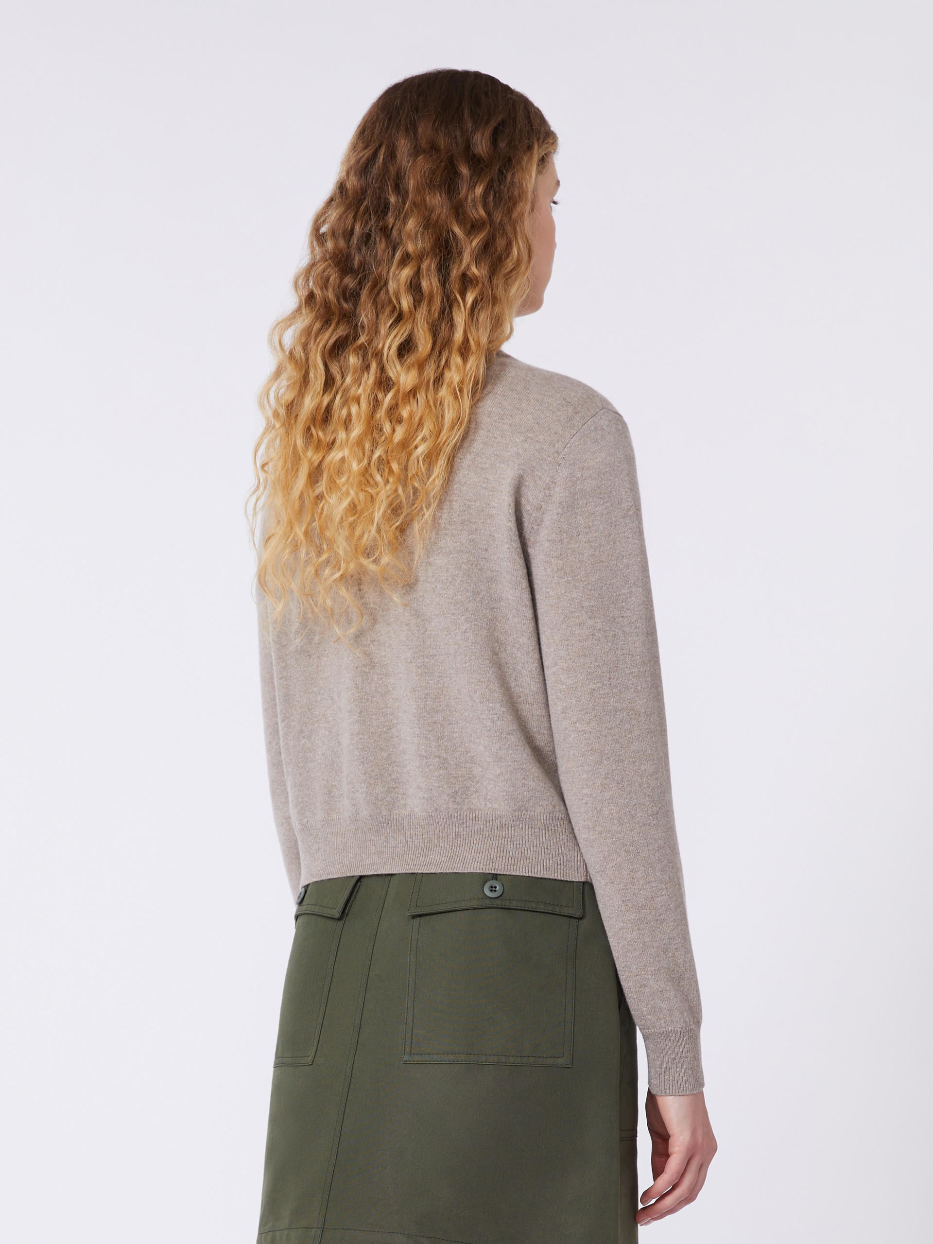 Wool and cashmere cardigan - TURTLEDOVE - Max Mara - 3