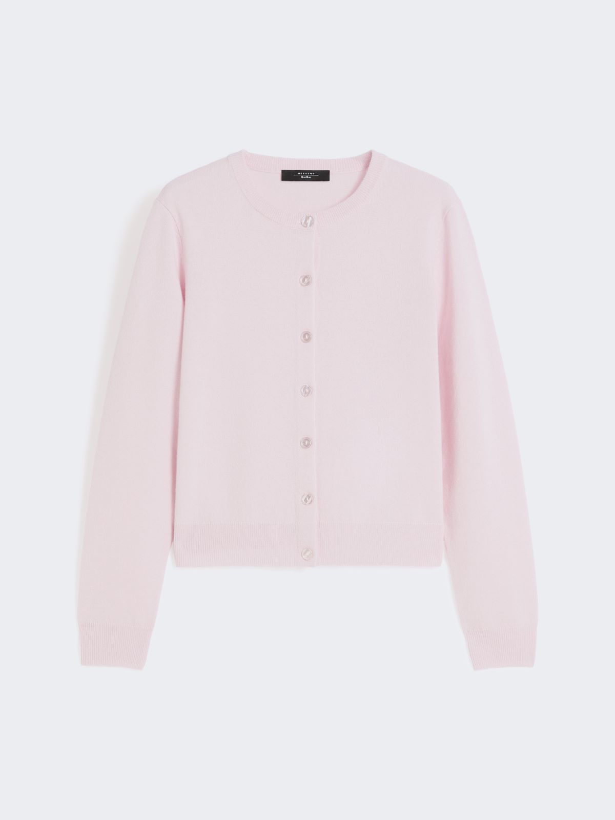 Wool and cashmere cardigan - PINK - Max Mara - 5