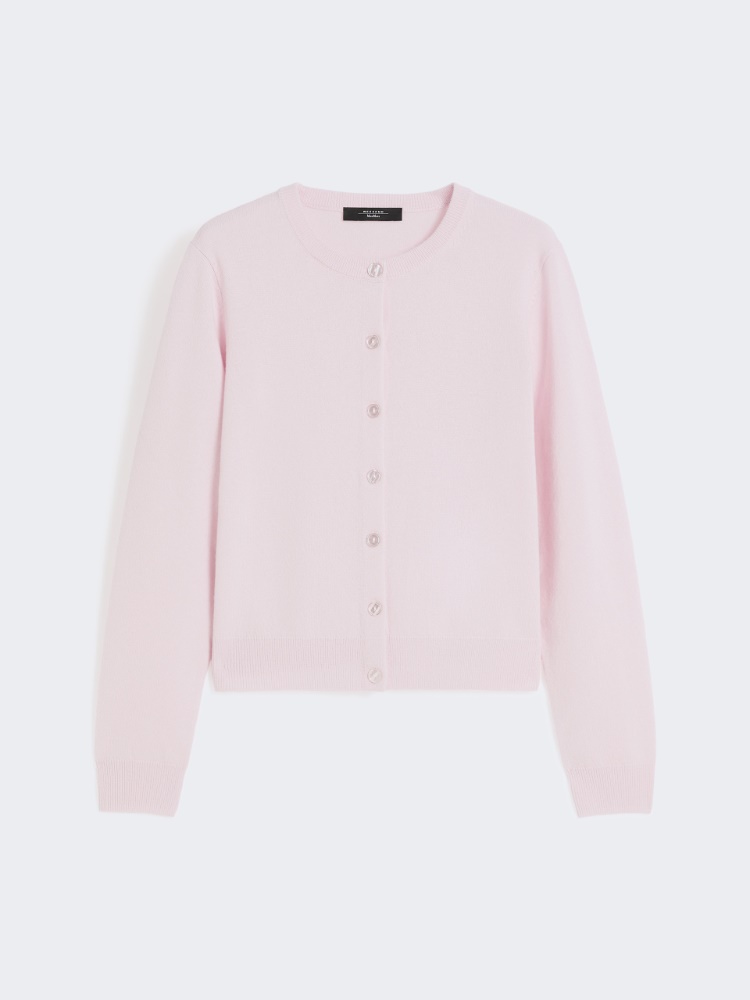 Wool and cashmere cardigan - PINK - Max Mara