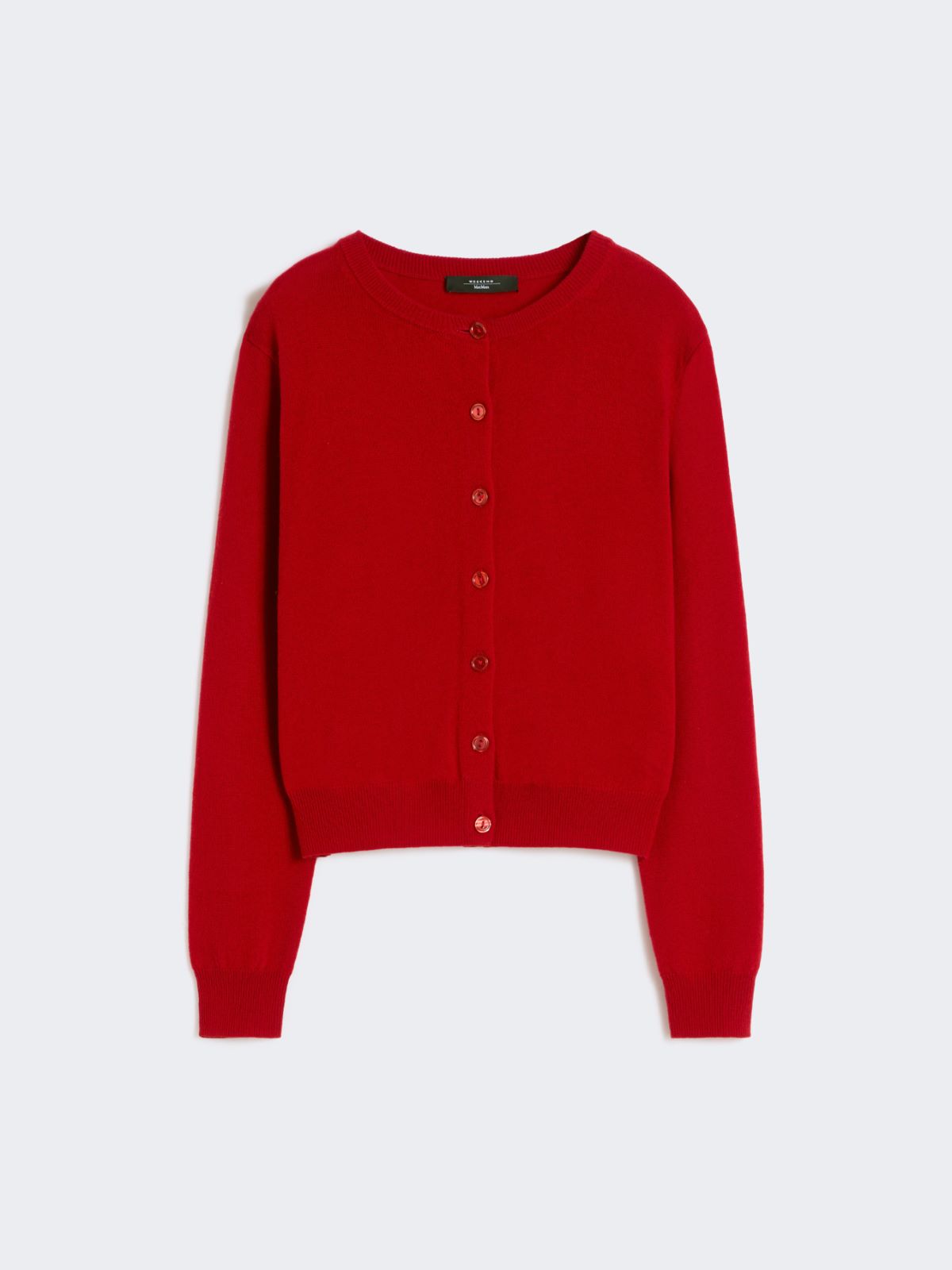 Wool and cashmere cardigan - RED - Max Mara - 9
