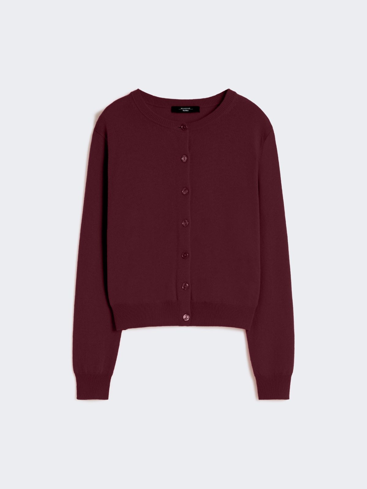 Wool and cashmere cardigan - BORDEAUX - Max Mara - 9