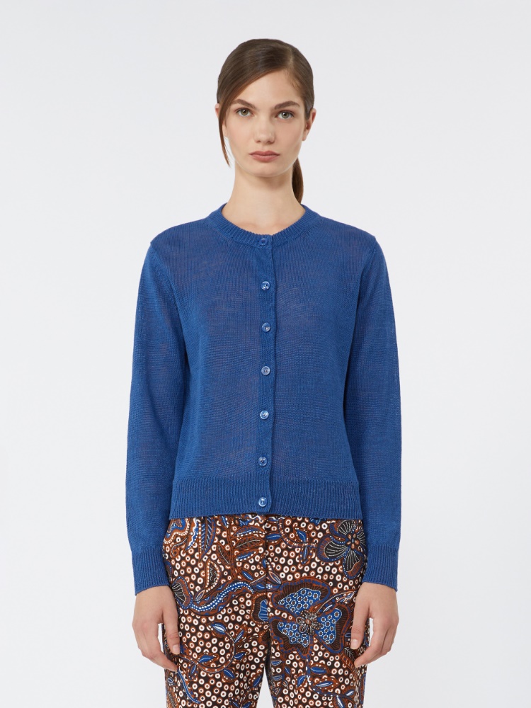 바디아 린넨 가디건 - OCEAN - 2