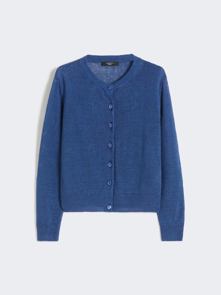 바디아 린넨 가디건 - OCEAN - 5