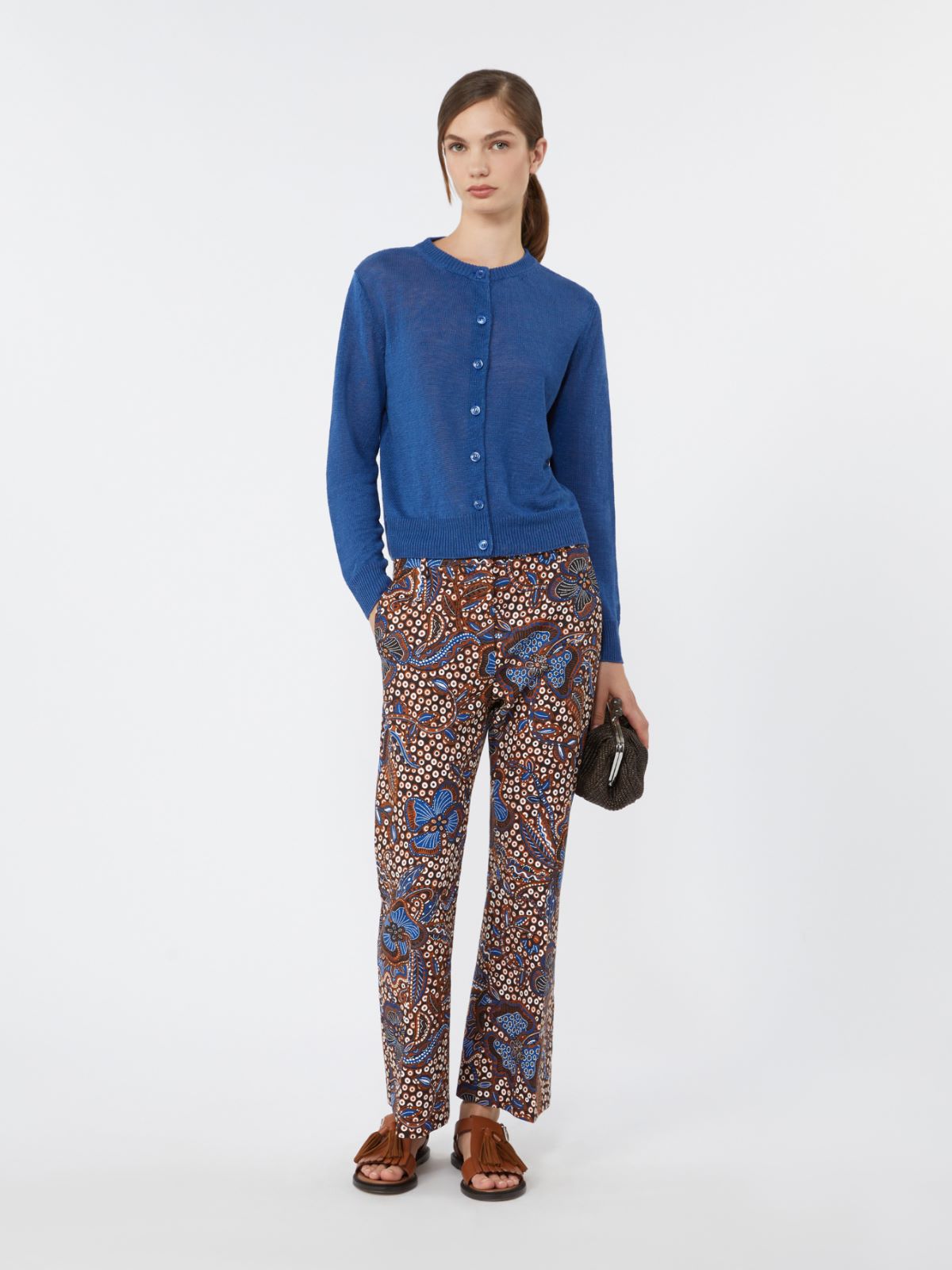 바디아 린넨 가디건 - OCEAN