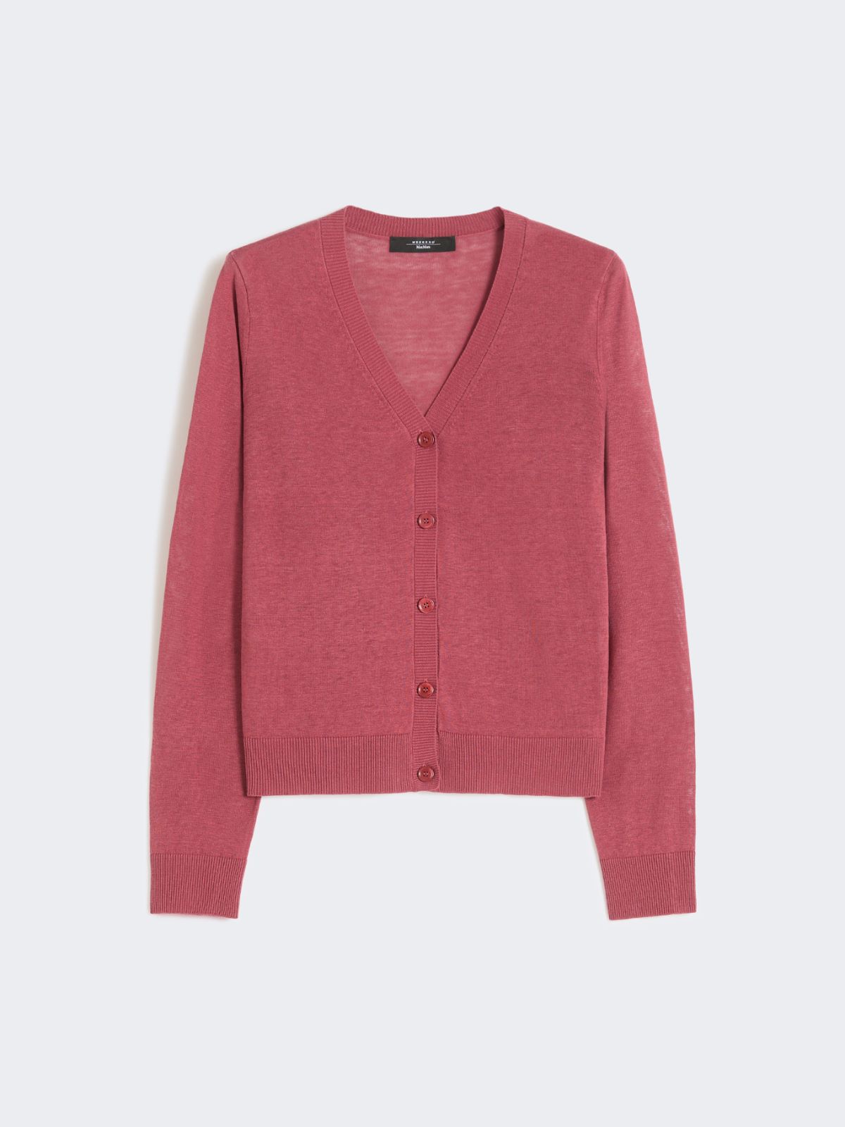 아데쏘 실크 가디건 - CHERRY - 5