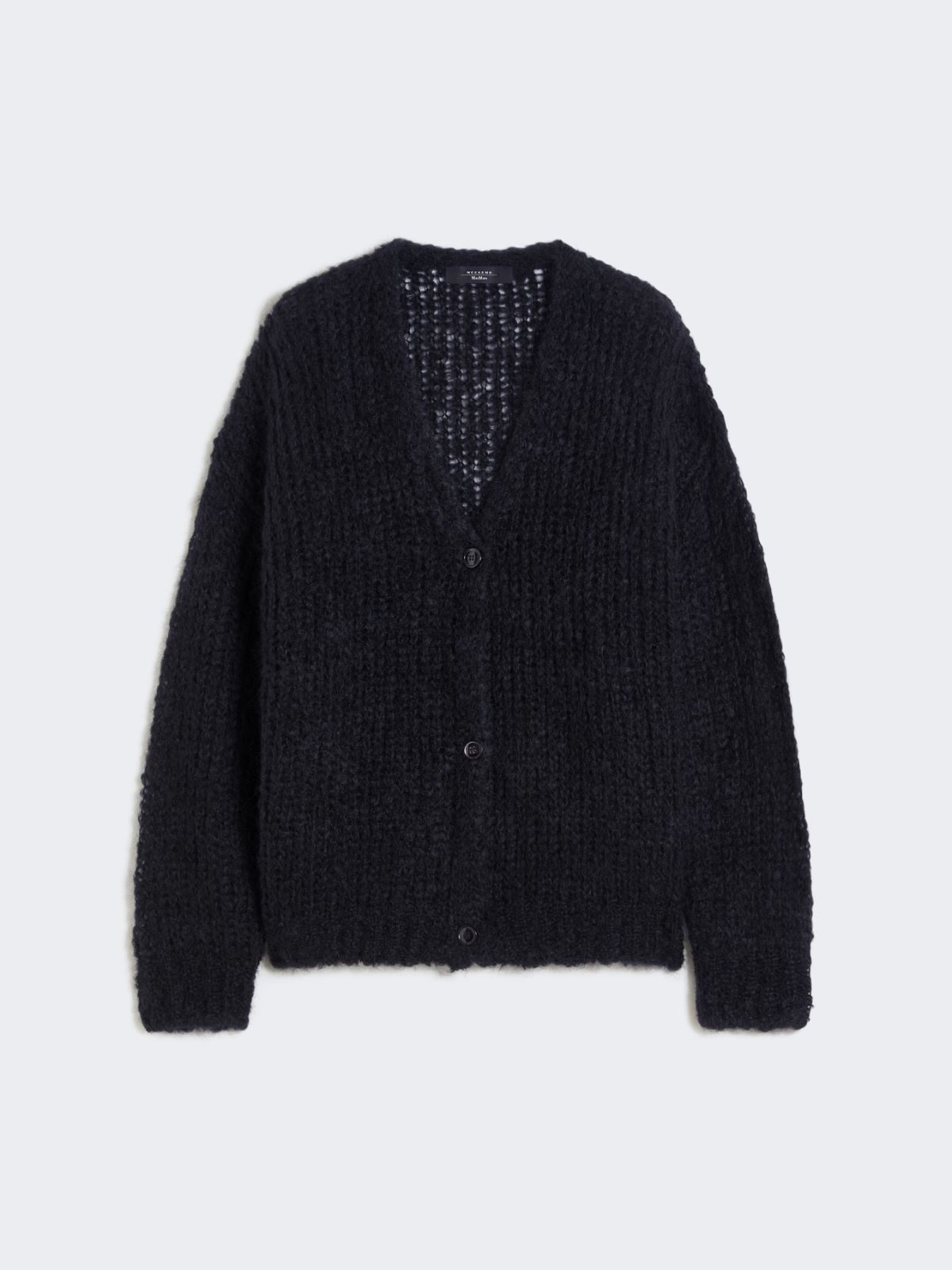 Mohair cardigan - BLACK - Max Mara - 5