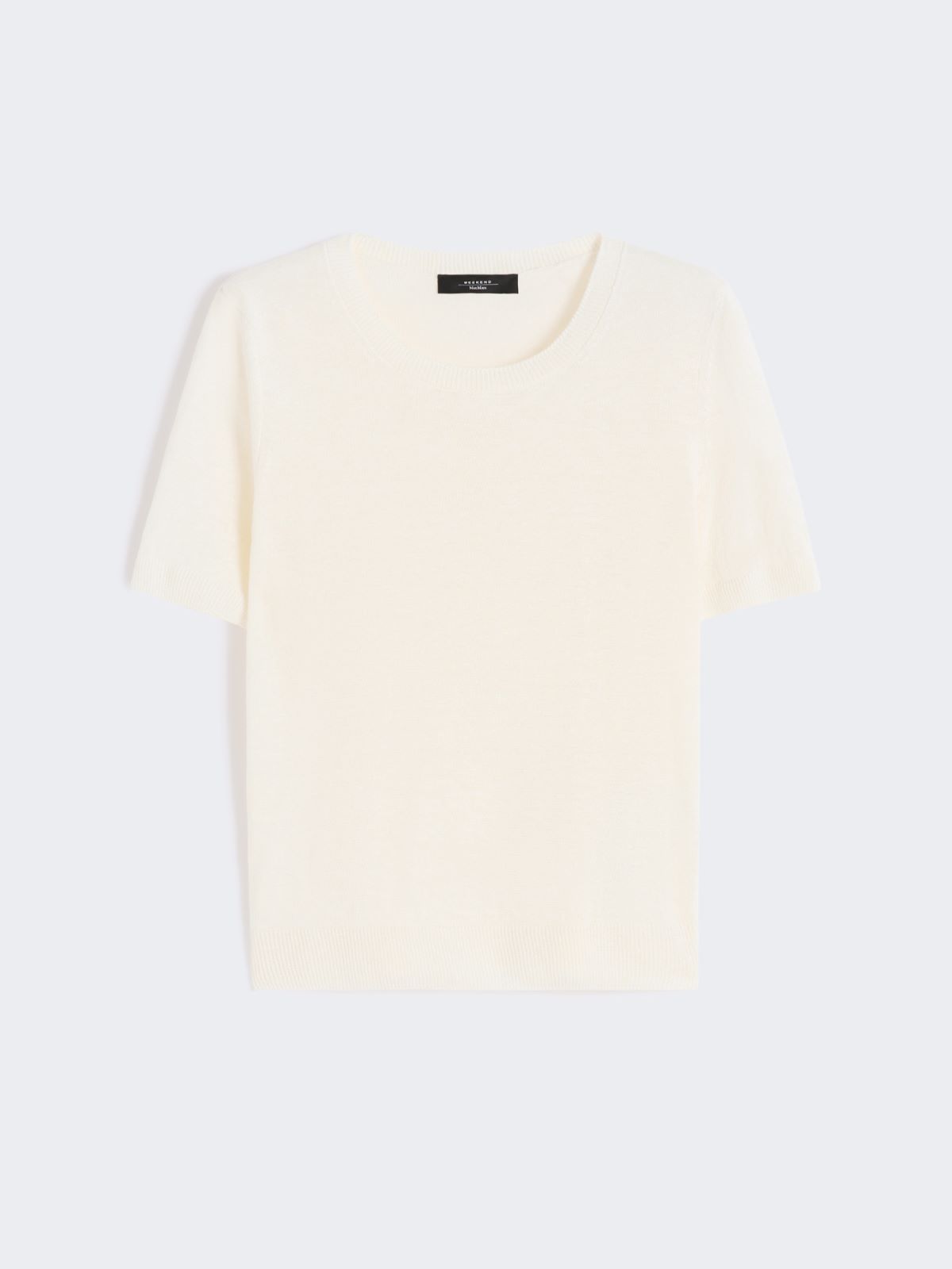 Linen yarn basic jumper - ECRU - Max Mara - 6