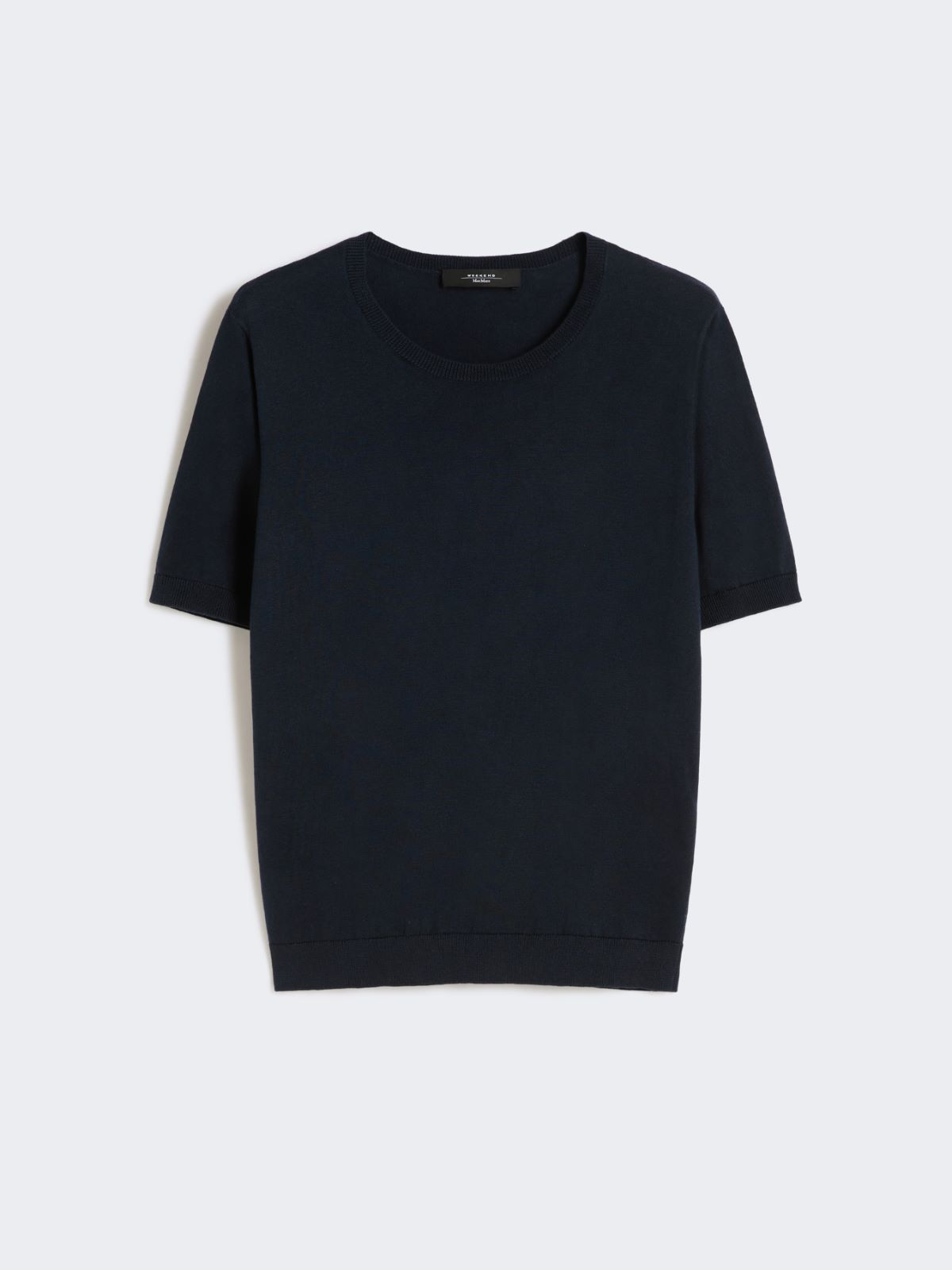 Silk and cotton jumper - NAVY - Max Mara - 9