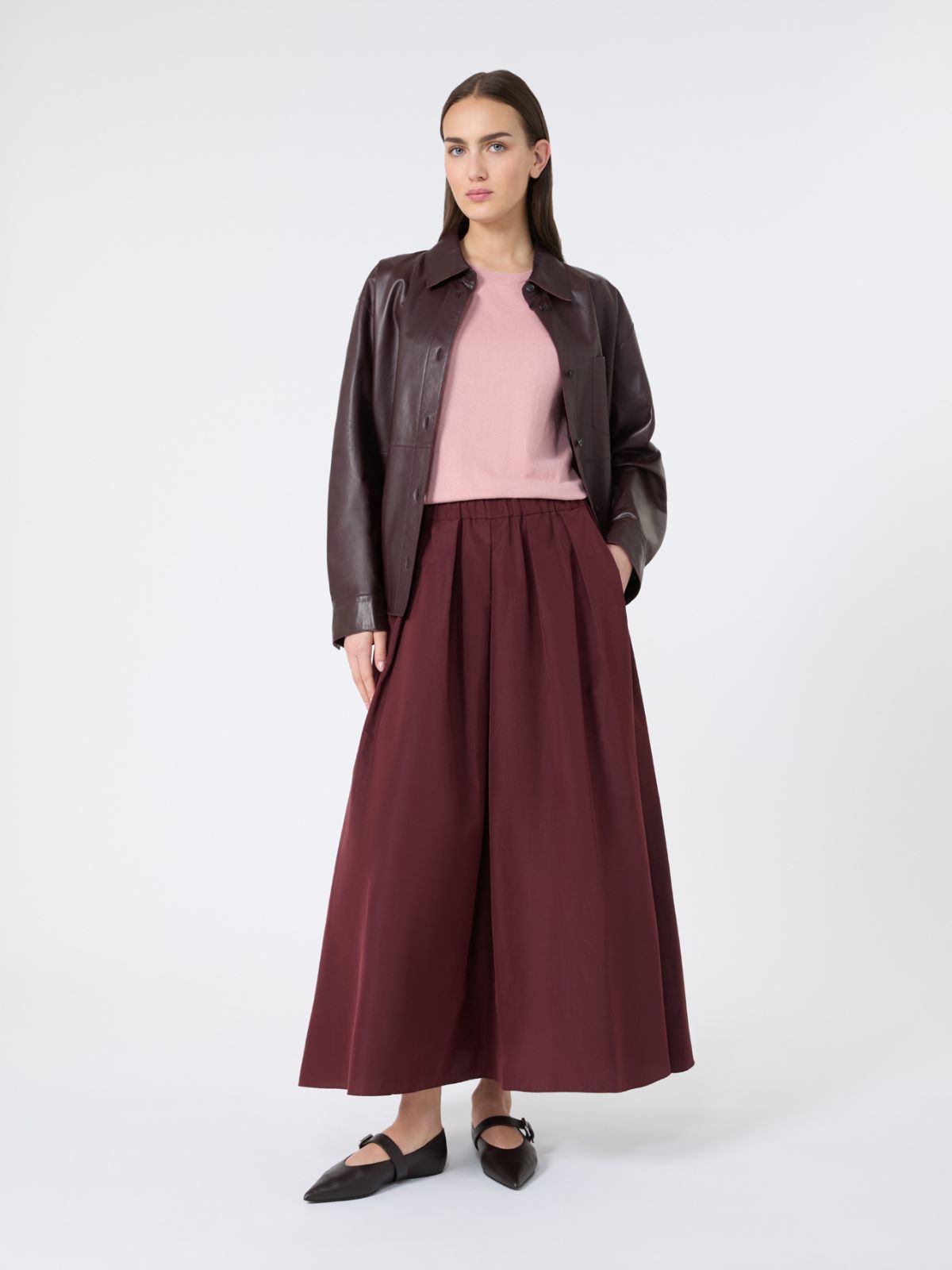 Silk and cotton jumper - PINK - Max Mara - 9