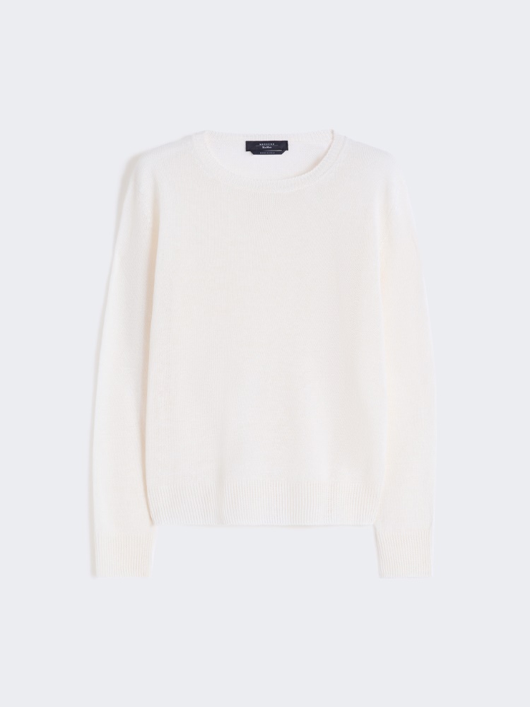 Pull en fil de lin - ECRU - Max Mara