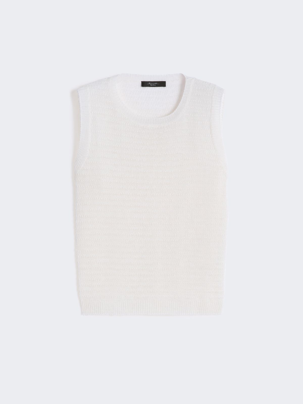 Linen yarn waistcoat - ECRU - Max Mara - 5