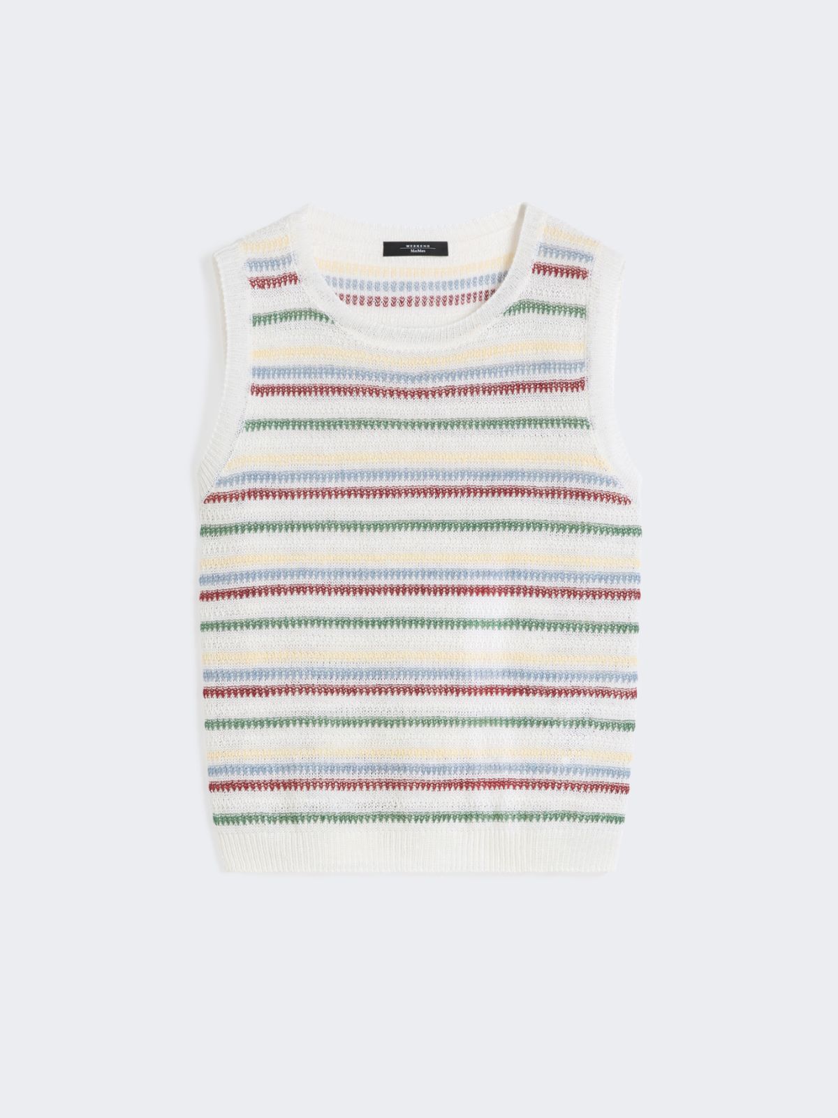 Linen yarn waistcoat - MULTICOLOUR - Max Mara - 5