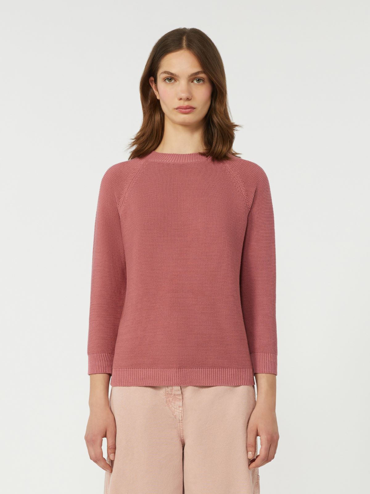 Cotton sweater - ANTIQUE ROSE - Max Mara - 5
