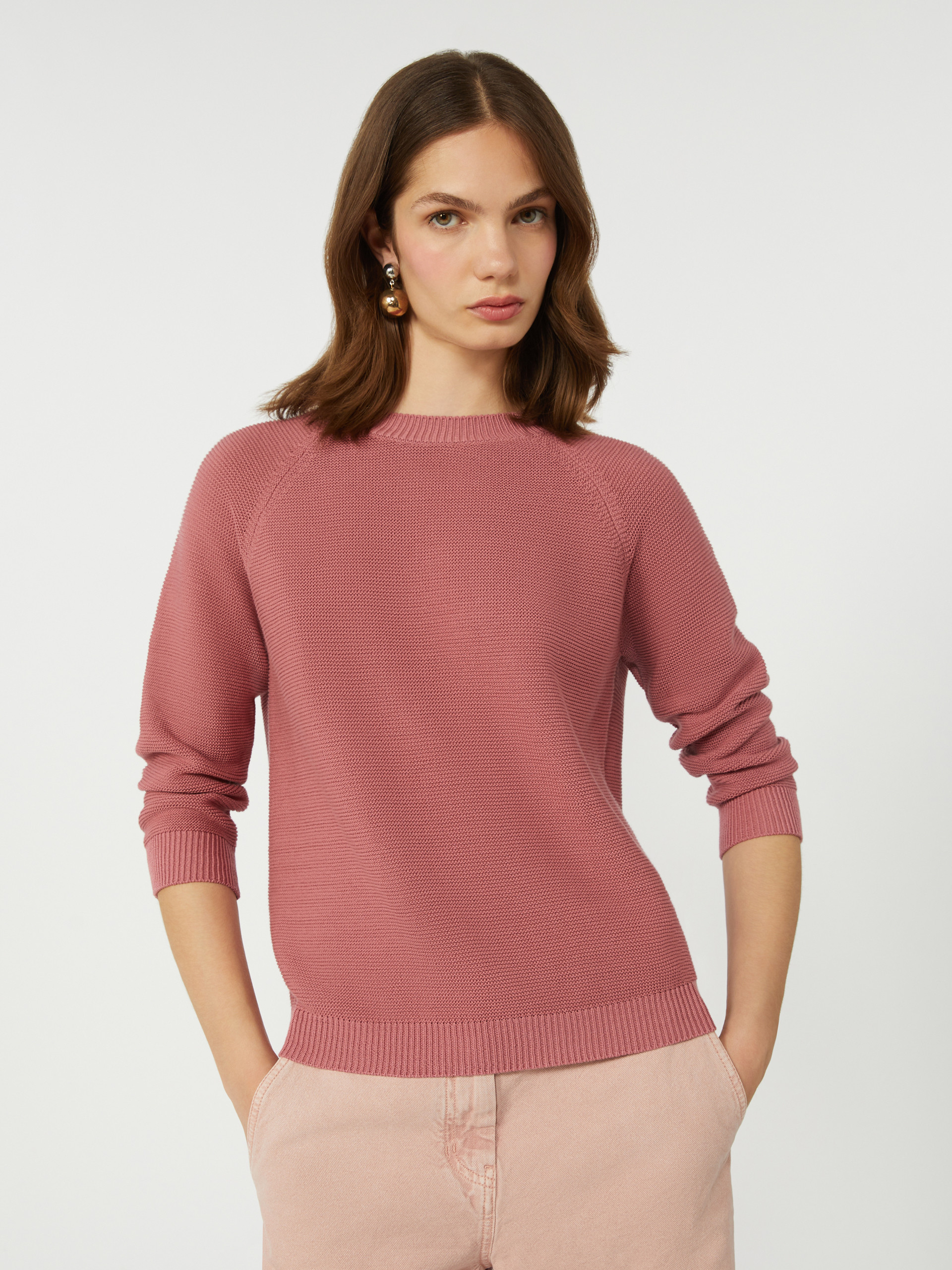 Cotton sweater - ANTIQUE ROSE - Max Mara - 4