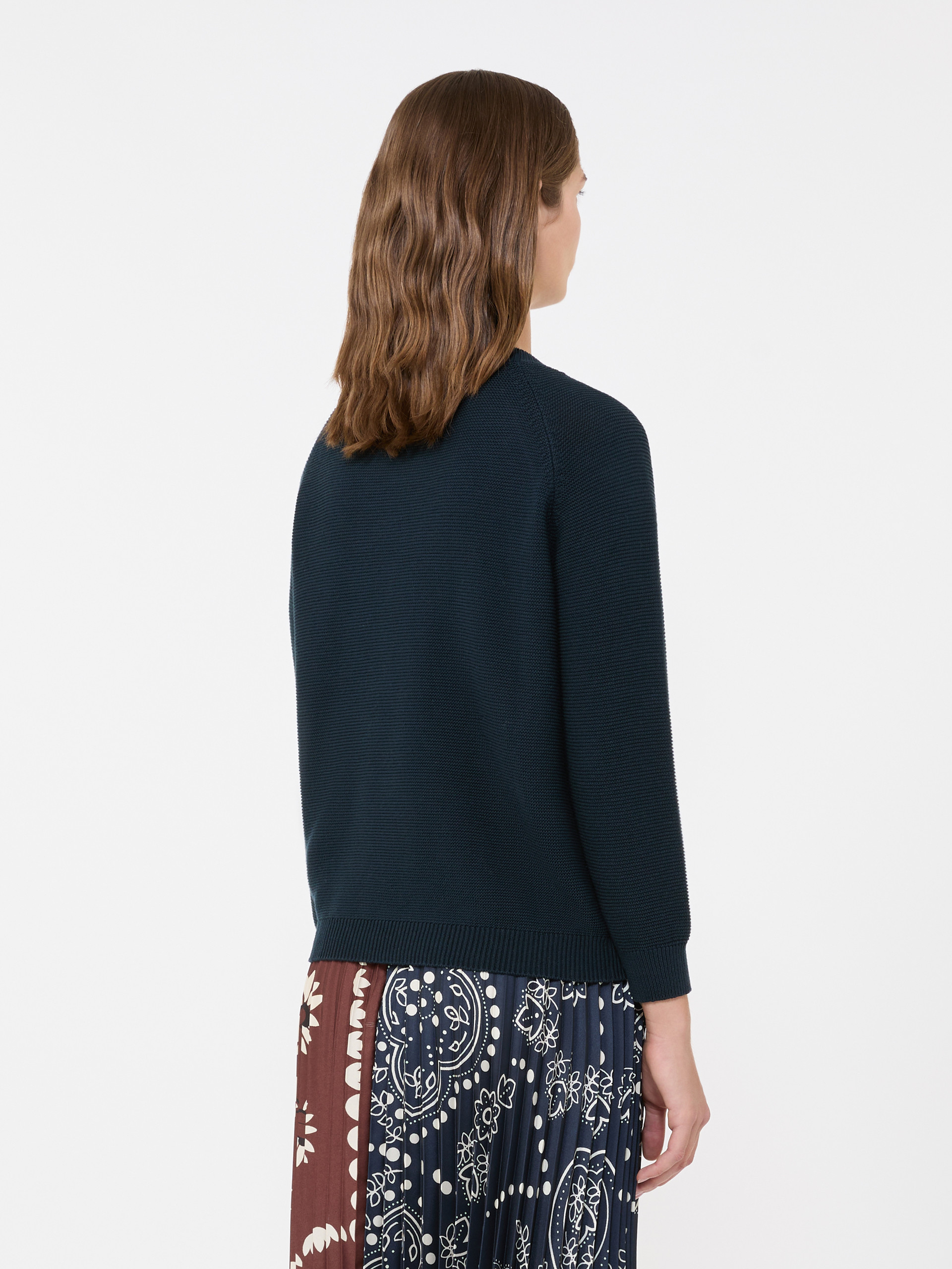 Cotton sweater - NAVY - Max Mara - 3