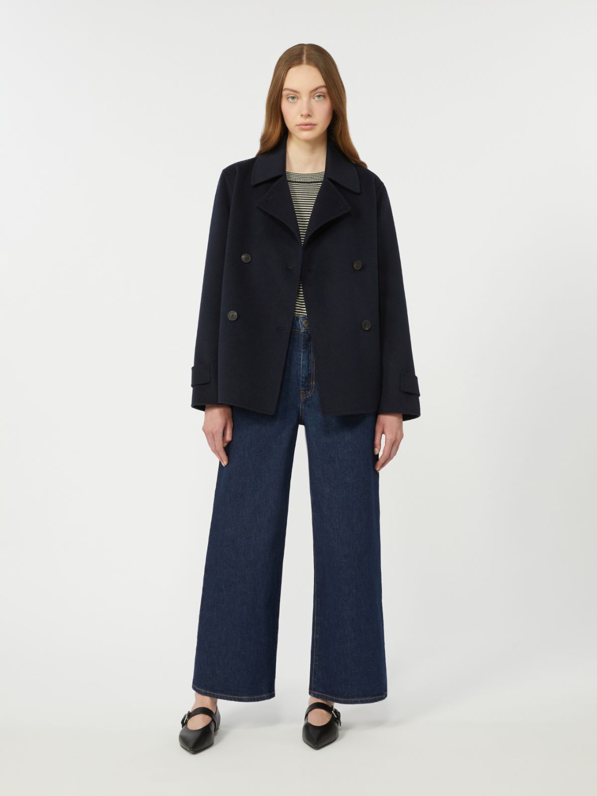 Cotton crew-neck sweater - NAVY - Max Mara