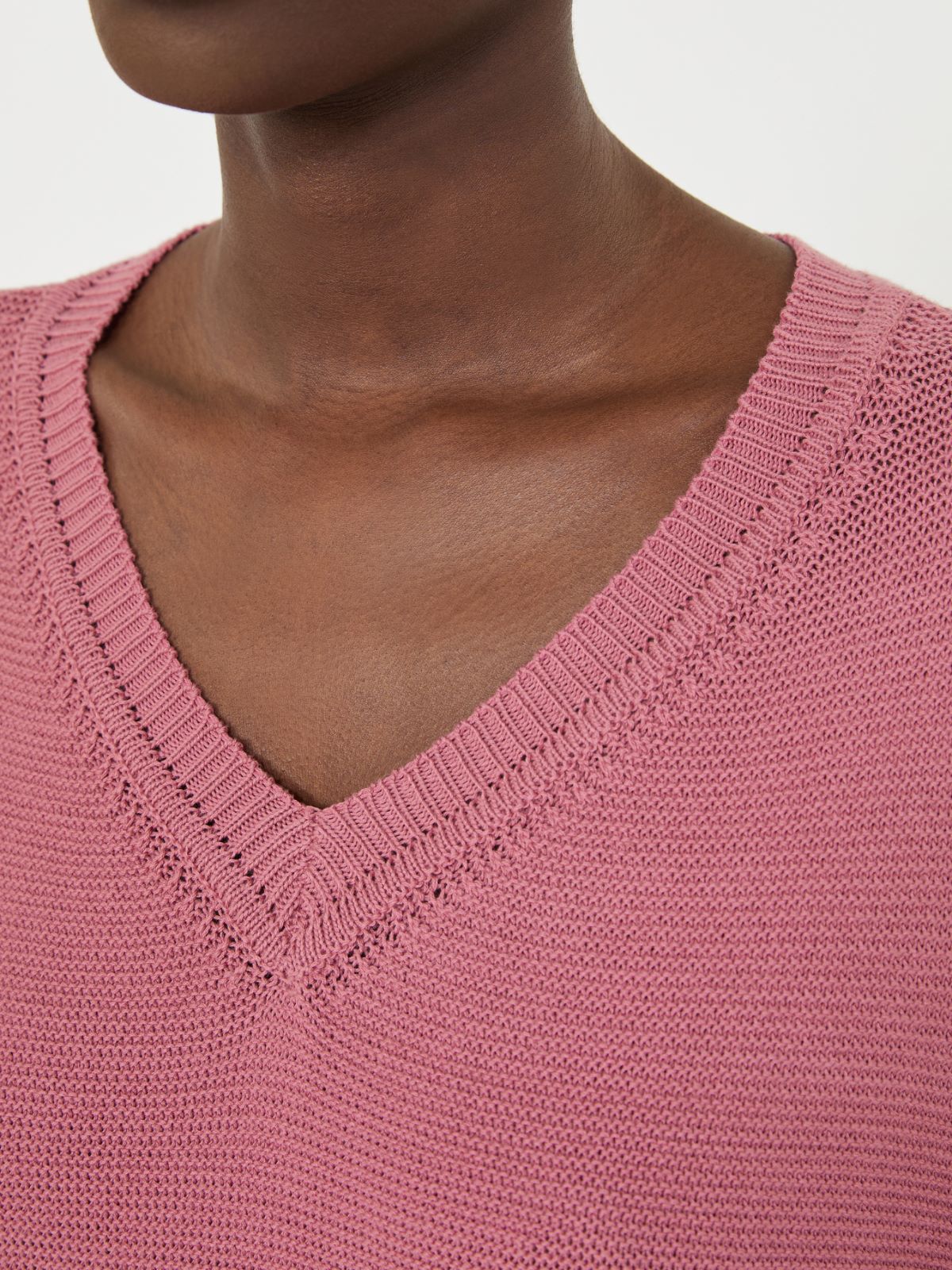 Cotton boxy sweater - ANTIQUE ROSE - Max Mara - 6