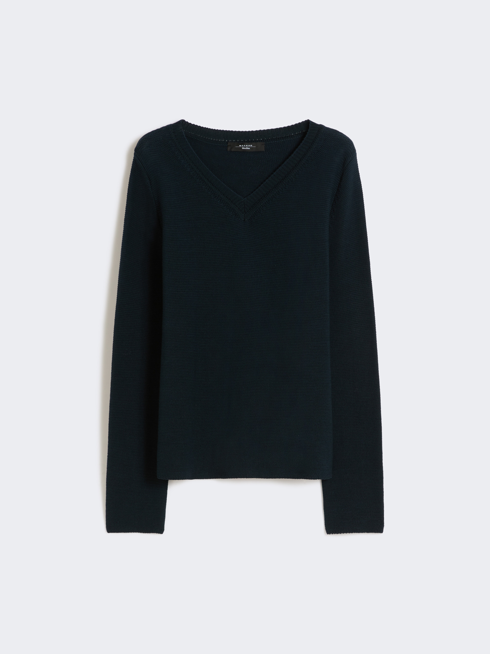Cotton boxy sweater - NAVY - Max Mara - 5
