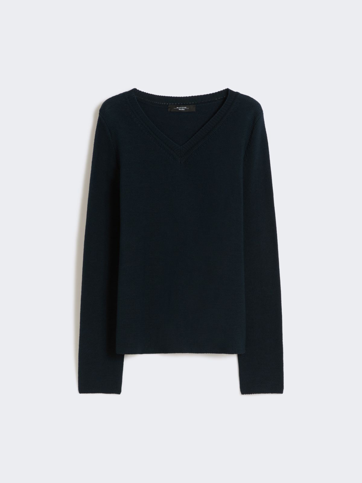Cotton boxy sweater - NAVY - Max Mara - 5