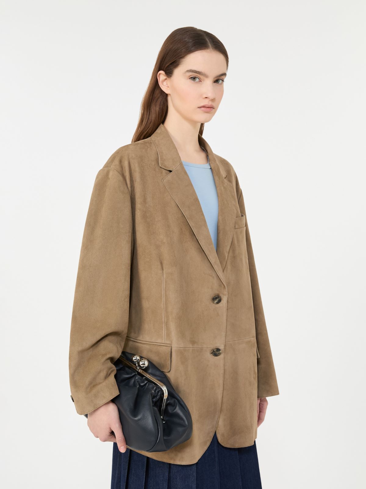 Single-breasted suede blazer - MUD - Max Mara - 6
