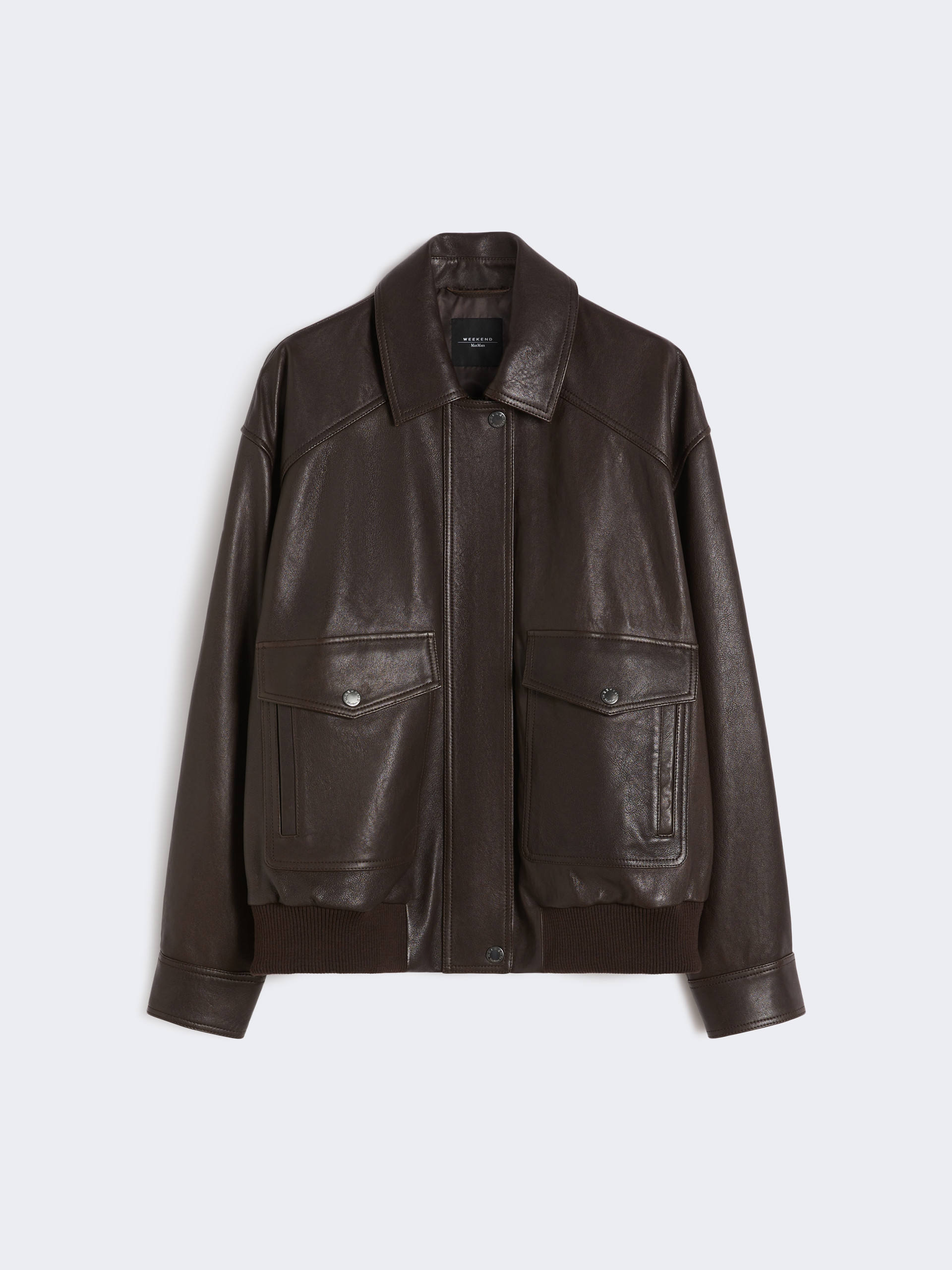 Leather jacket - BROWN - Max Mara - 5