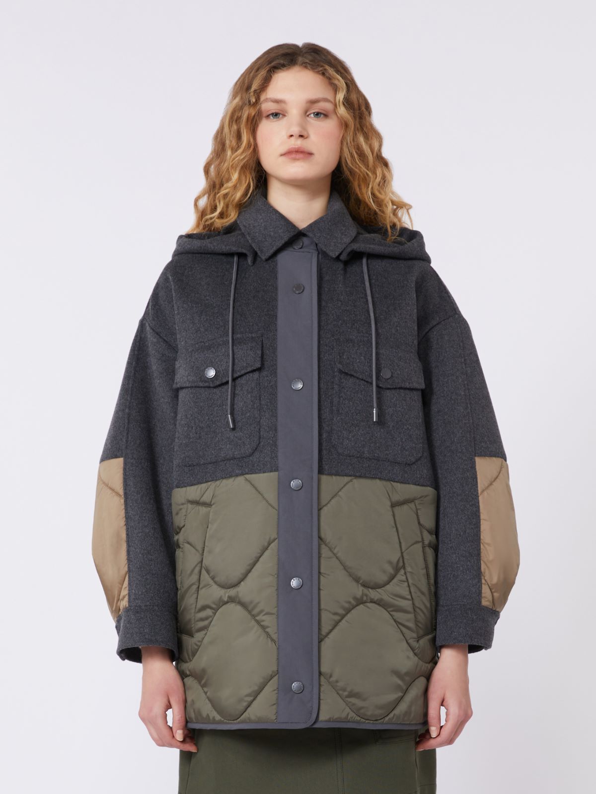 오쏠라 버진울 패딩 - DARK GREY - Max Mara - 4