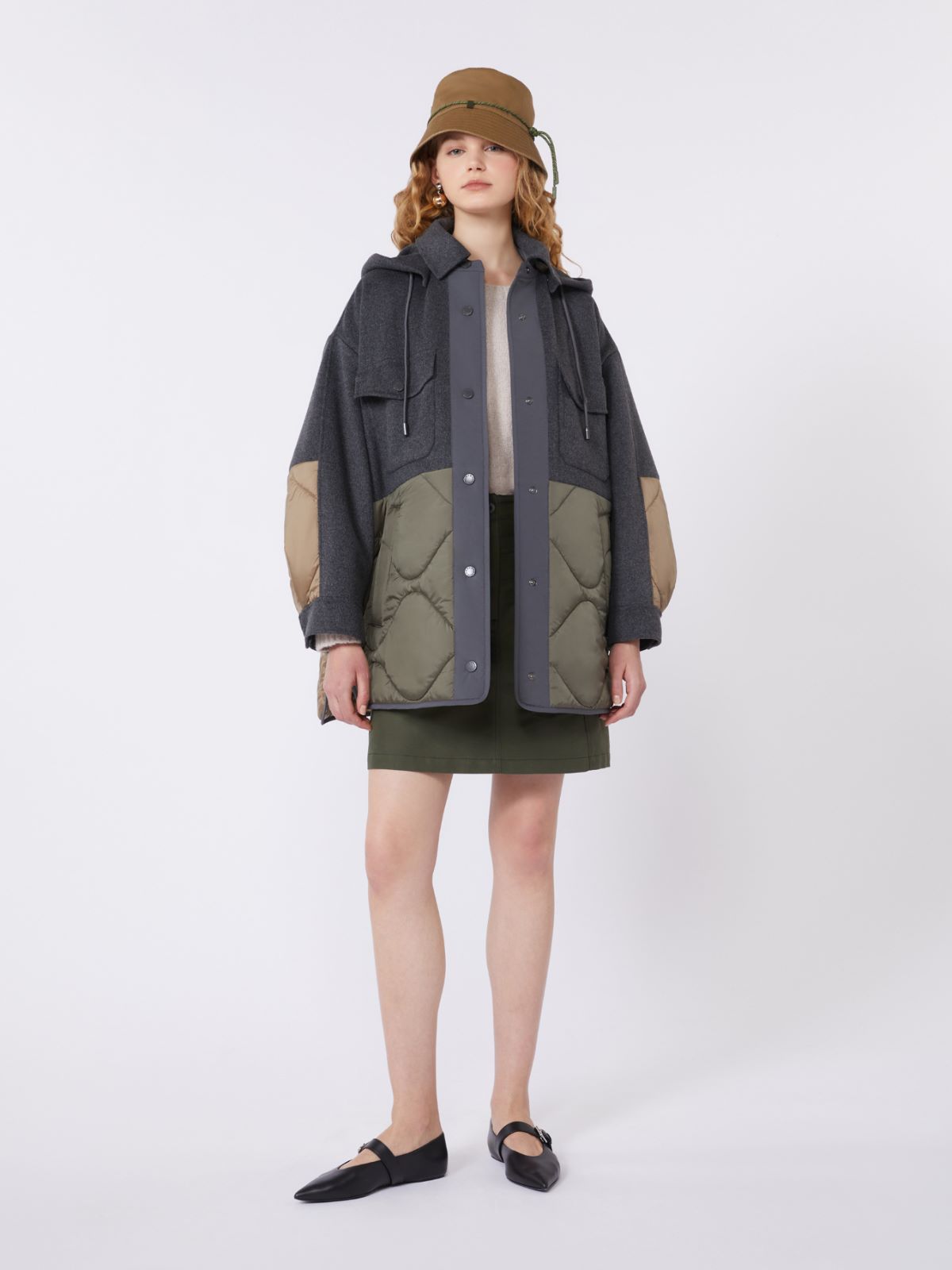 오쏠라 버진울 패딩 - DARK GREY - Max Mara - 4