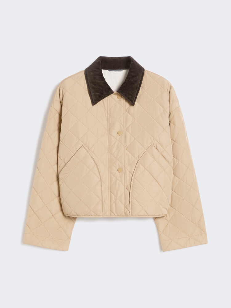 Reversible padded jacket in water-repellent fabric - BEIGE - Max Mara