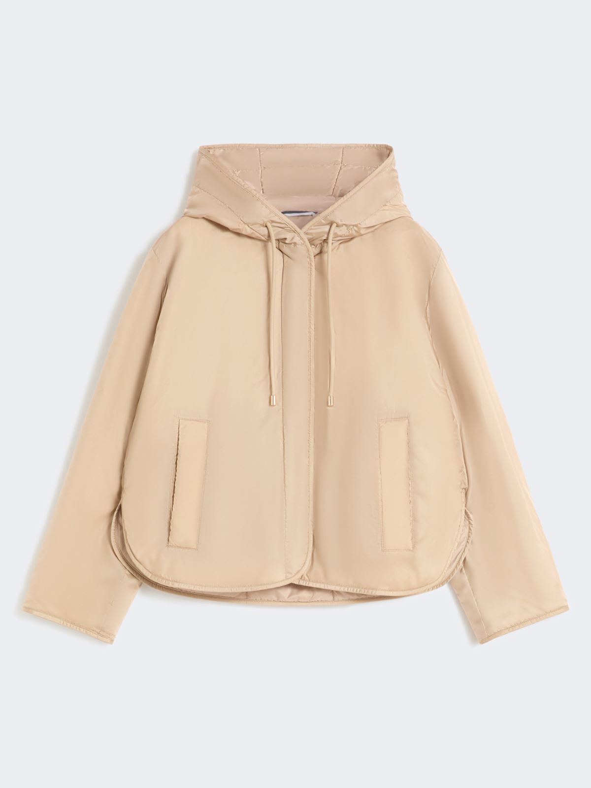 Padded, hooded jacket in water-repellent canvas - BEIGE - Max Mara - 10