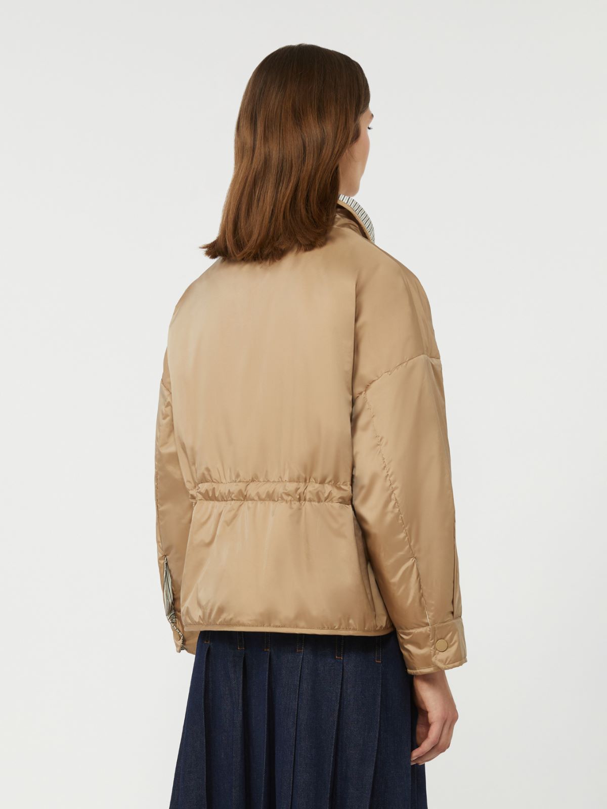 Reversible padded jacket in water-repellent canvas - HAZELNUT BROWN - Max Mara - 6