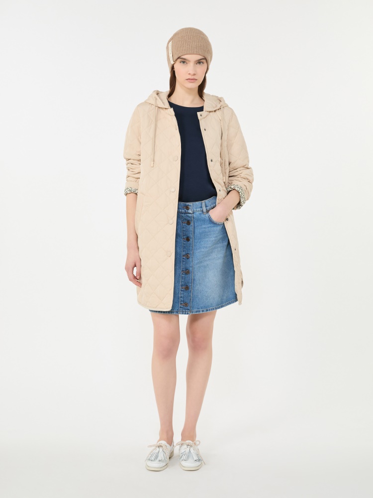 Water-repellent fabric padded parka + SAND - Max Mara