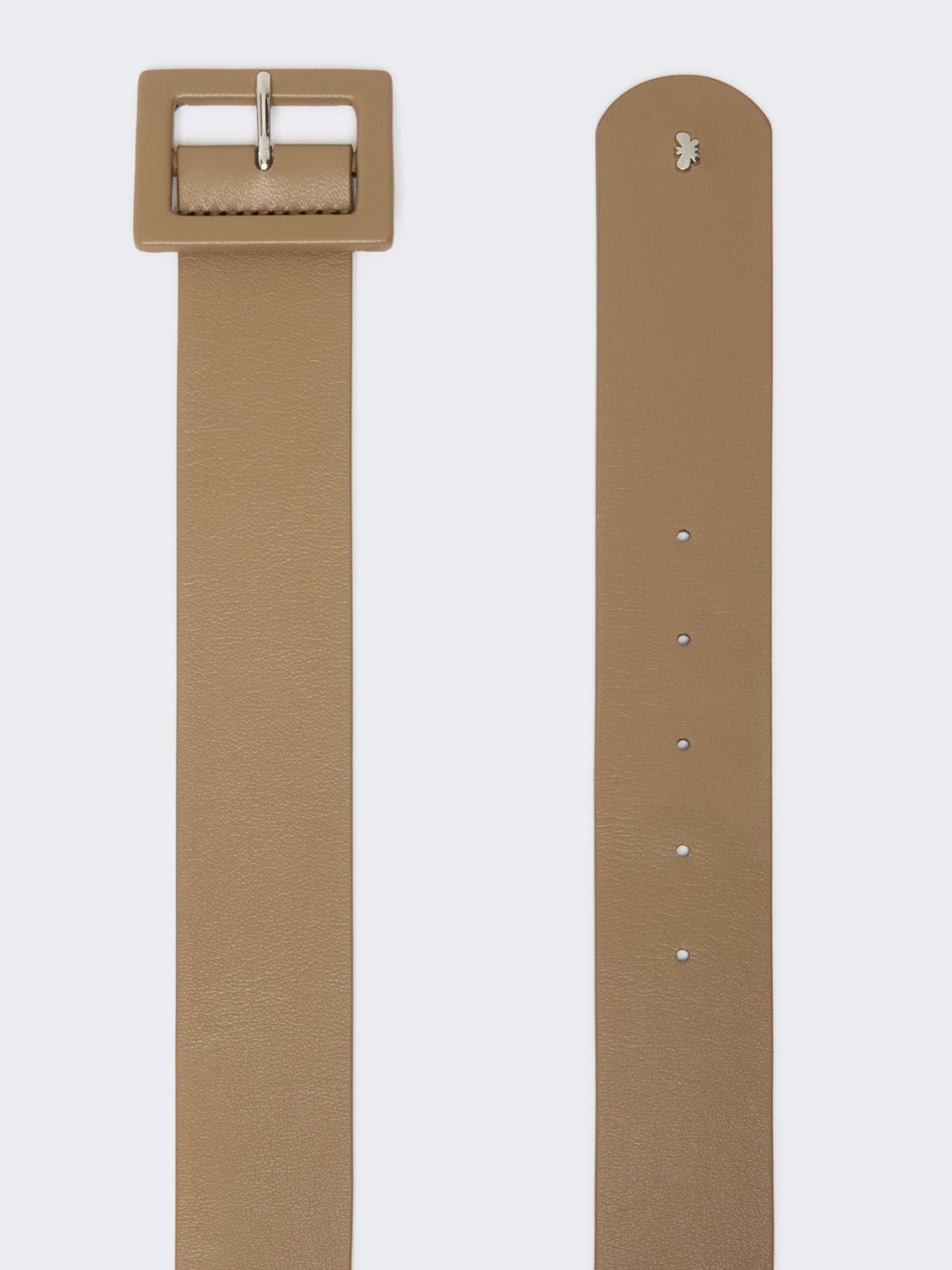 Shiny Nappa leather belt - TURTLEDOVE - Max Mara - 2