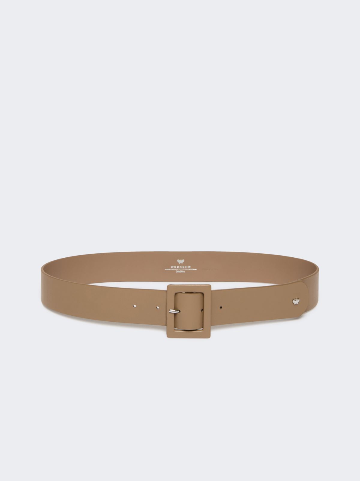 Shiny Nappa leather belt - TURTLEDOVE - Max Mara - 2