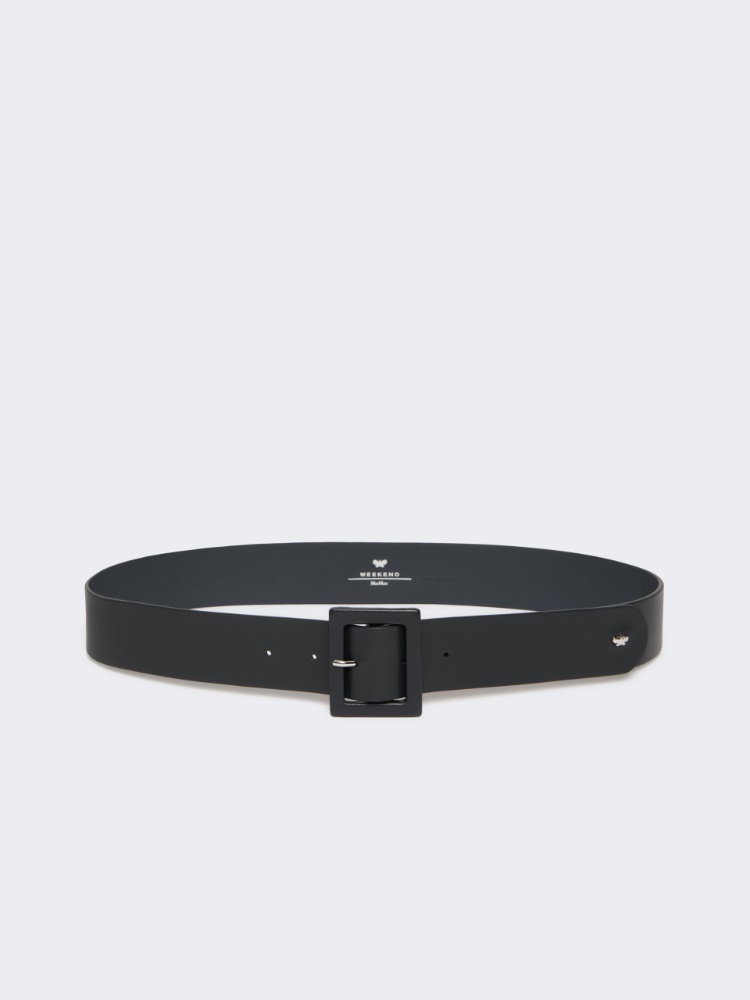 Shiny Nappa leather belt - ULTRAMARINE - Max Mara